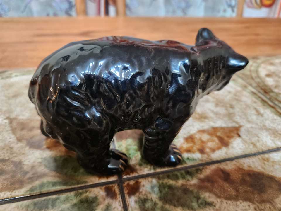 Ceramic Black Bear Made in Japan