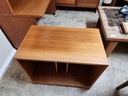 Jesper Mobler Denmark Teak Record Storage Cabinet on Coasters