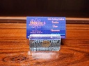 Bohemian Glass Business Card Holder