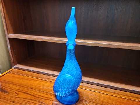 Empoli Italy Blue Duck Genie Bottle