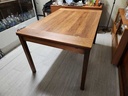 RS Associates Canada Teak Draw Leaf Dining Table