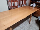 1980s Ikea Kronvik Beech Draw Leaf Dining Table