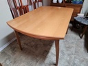 1980s Ikea Kronvik Beech Draw Leaf Dining Table