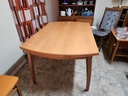 1980s Ikea Kronvik Beech Draw Leaf Dining Table
