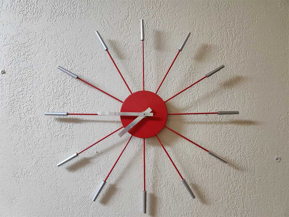 George Nelson Retro/Reproduction Starburst Clock