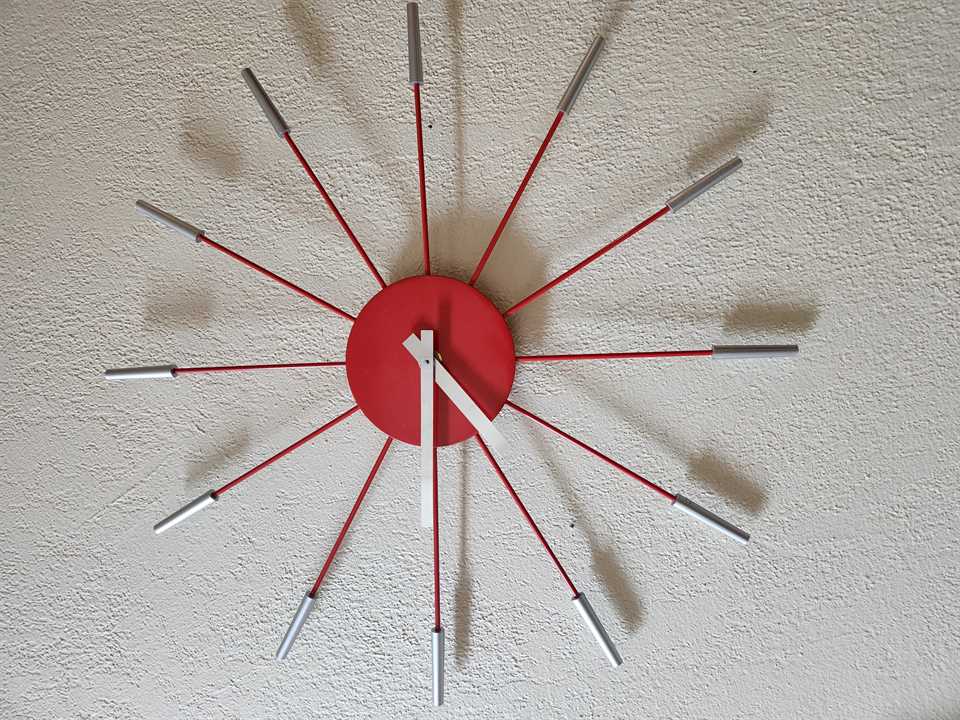 George Nelson Retro/Reproduction Starburst Clock