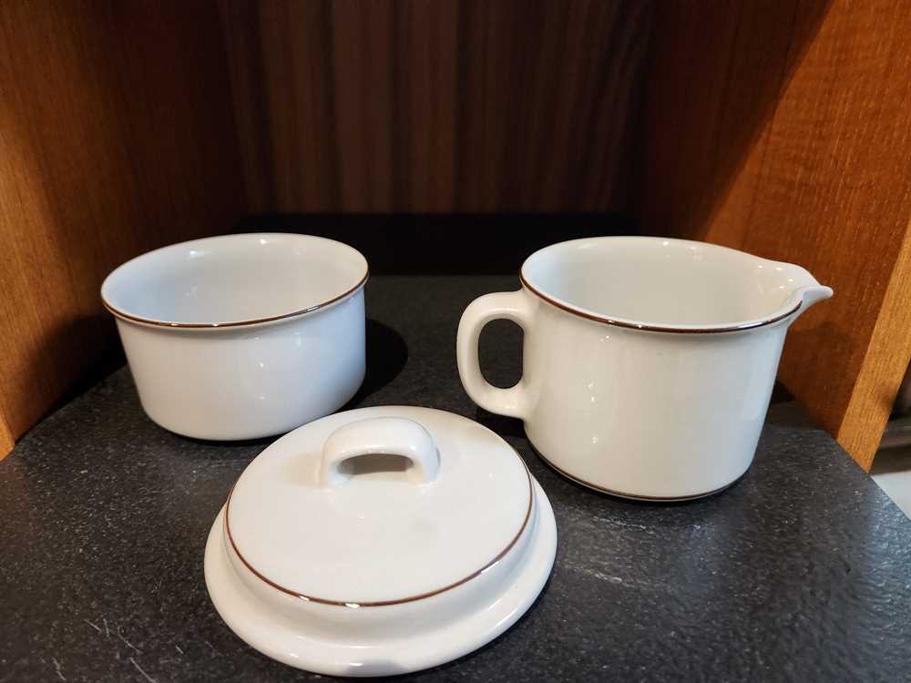 Arabia Of Finland Fennica Cream and Sugar Bowl Set