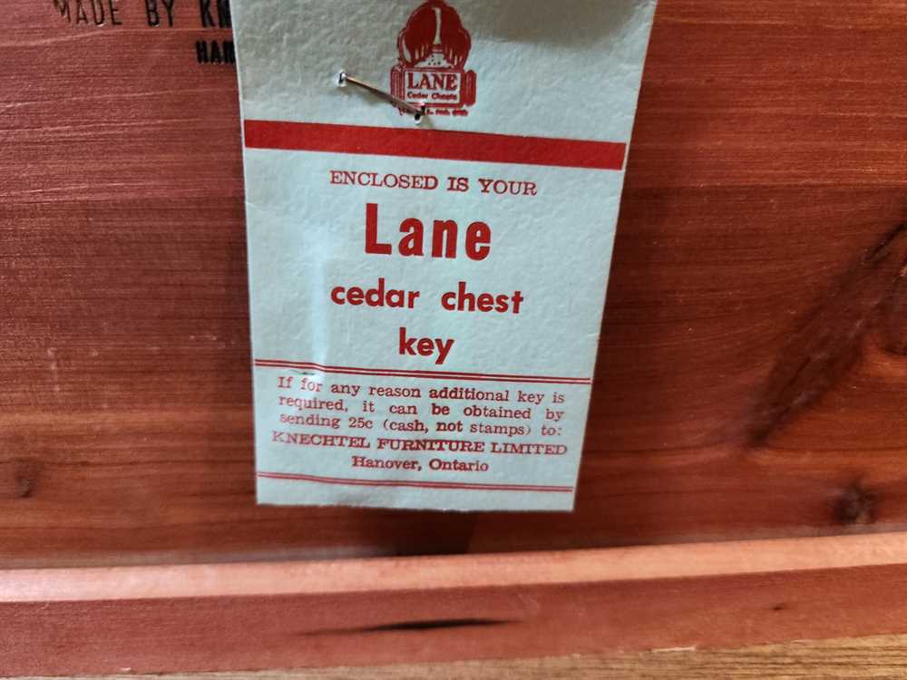 Lane MCM Cedar Chest - Made In Canada by Knechtel Furniture