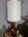 Red Ceramic Lamp