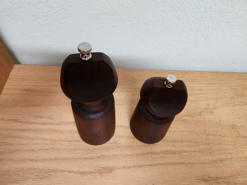 Teak Salt and Pepper Mills Made in USA