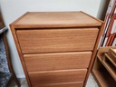 Mobican Teak Tall Boy Dresser