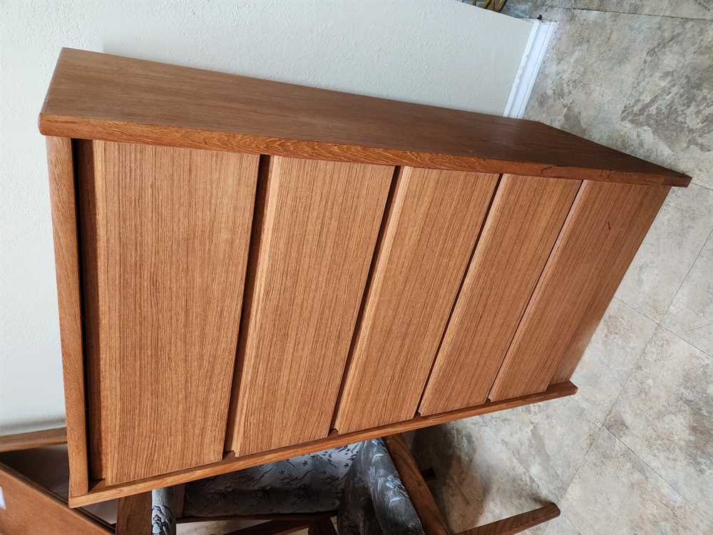 Mobican Teak Tall Boy Dresser