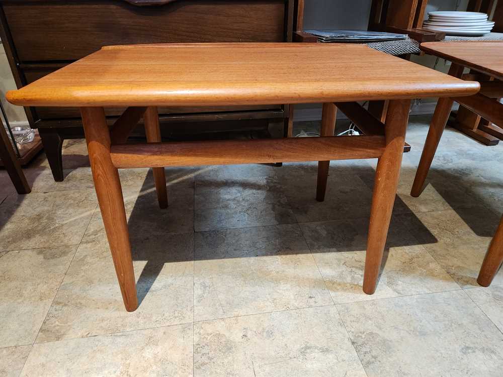 Pair of Grete Jalk Teak for Glostrup Mobler Side Tables