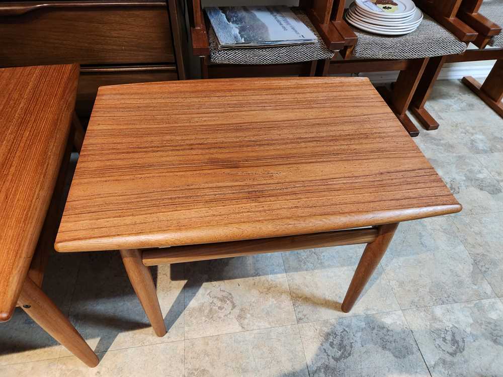 Pair of Grete Jalk Teak for Glostrup Mobler Side Tables