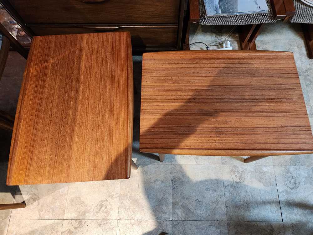 Pair of Grete Jalk Teak for Glostrup Mobler Side Tables