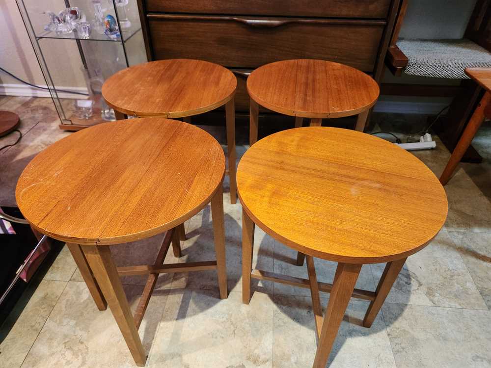 Poul Hundevad 5 Piece TV Table Trolley 80s MIY