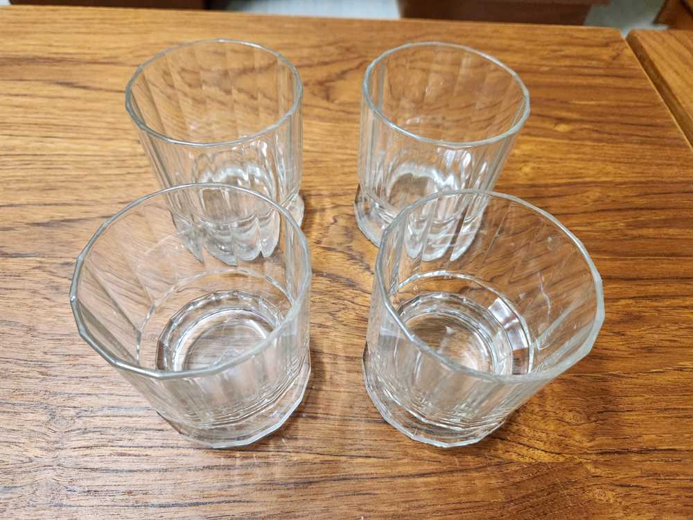 Set of 4 Dansk Gustov Old Fashioned Glasses Made In France