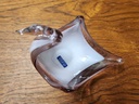 VAN Crystal Italy Swan Art Glass Bowl