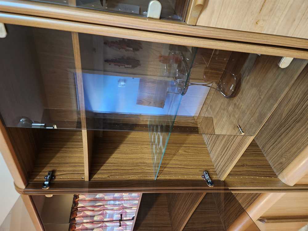 Set of 3 Teak Wall Units