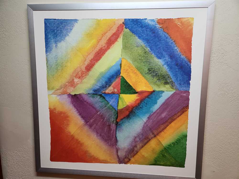 Wassily Kandinsky "Color Study with Technical Explanations" Print
