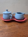 Fiestaware Cream And Sugar Set