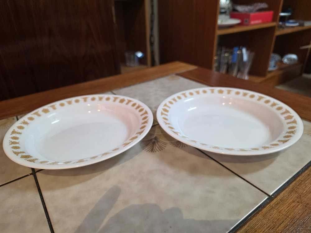 Corelle Butterfly Gold Pasta Bowl