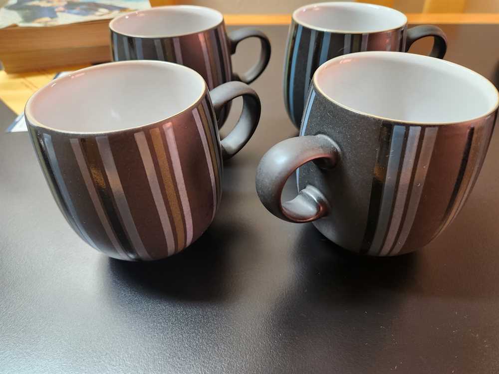 Denby Jet Stripes Coffee Mug