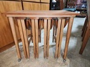 Poul Hundevad 5 Piece TV Table Trolley 60's Denmark