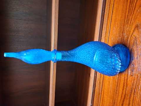 Empoli Italy Blue Duck Genie Bottle