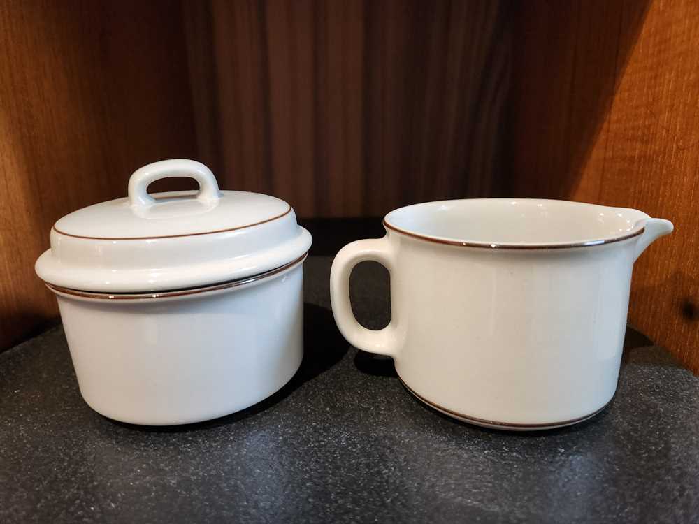 Arabia Of Finland Fennica Cream and Sugar Bowl Set