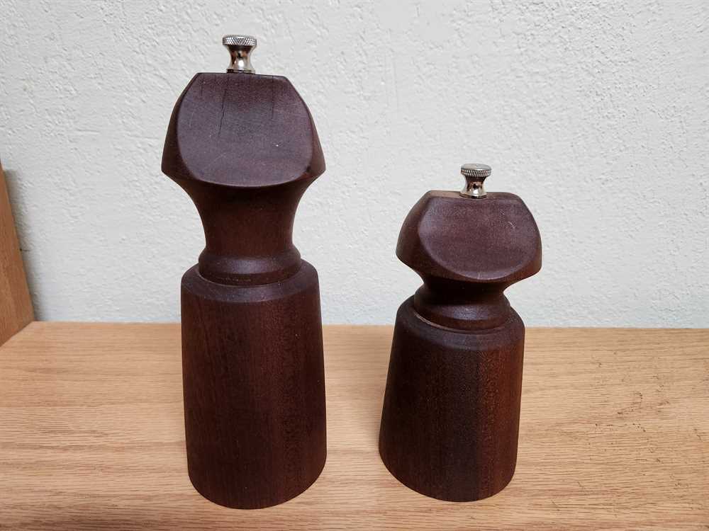 Teak Salt and Pepper Mills Made in USA