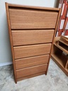 Mobican Teak Tall Boy Dresser