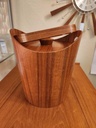 Made in Japan Teak Ice Bucket With Tongs