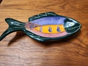 P Gregends Fish Serve Bowl Pottery