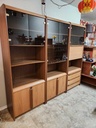 Set of 3 Teak Wall Units