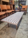 Teak and Tile Coffee Table