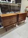 Pair of MCM Walnut Nightstands