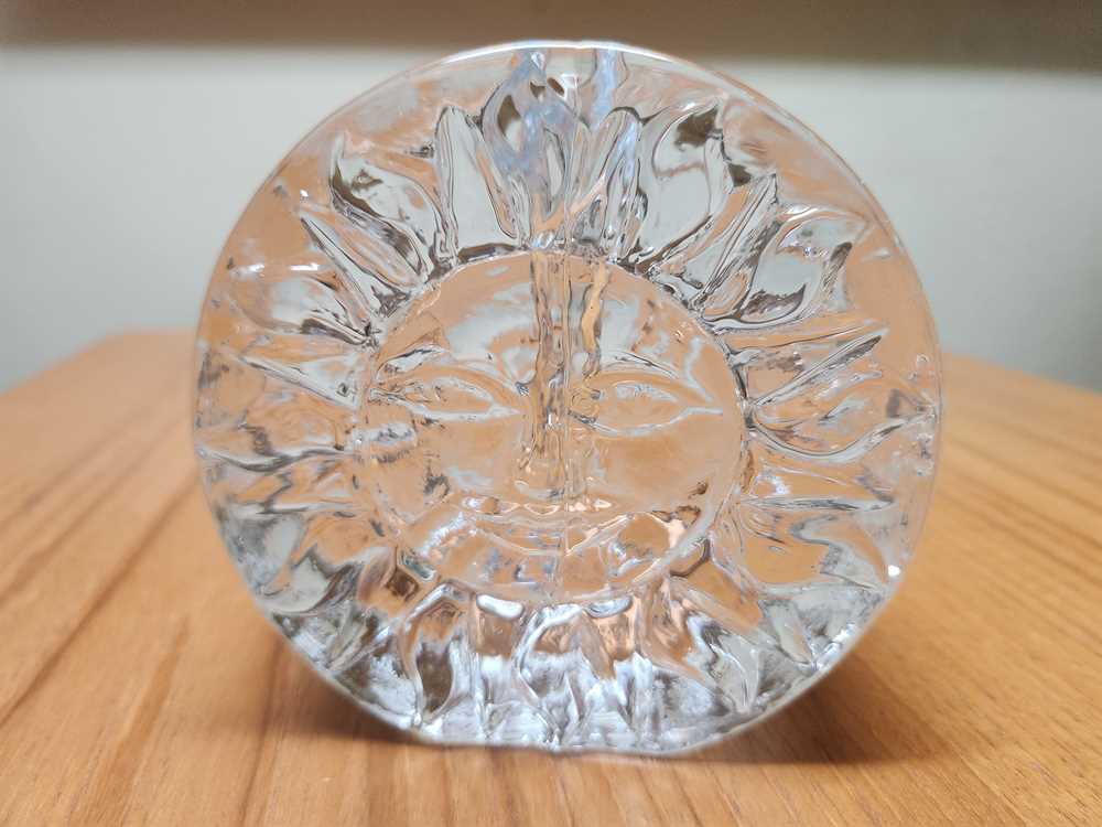 Ingrid Glass Germany Smiling Sun Bud Vase