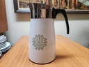 Corning Olive Green Snowflake 9 Cup Percolator