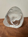 Viking Glass Panda Bear Paperweight