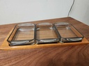 Teak Condiment Tray