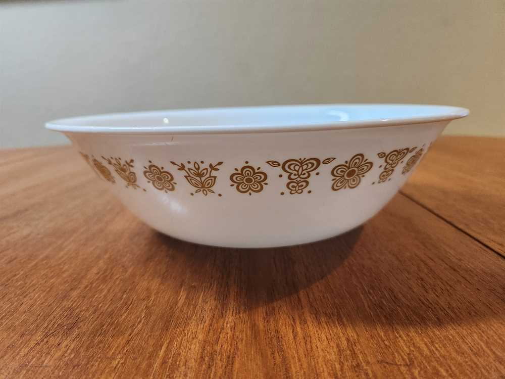 Corelle Butterfly Gold Large Serving Bowl
