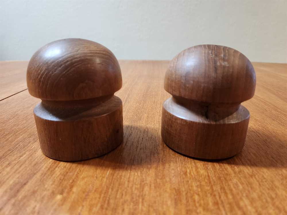 Winsome Teak Salt and Pepper Shakers