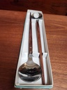 Teak and Stainless Salad Utensil Set