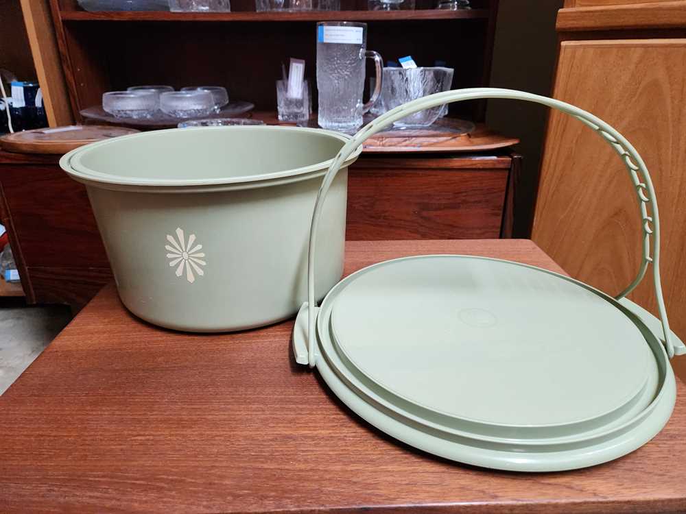 Large Tupperware Cake Container