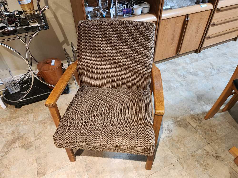 Vintage Walnut Lounge Chair