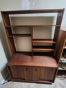 Teak Record Player Stand w/ Bookshelf - Made In Edmonton