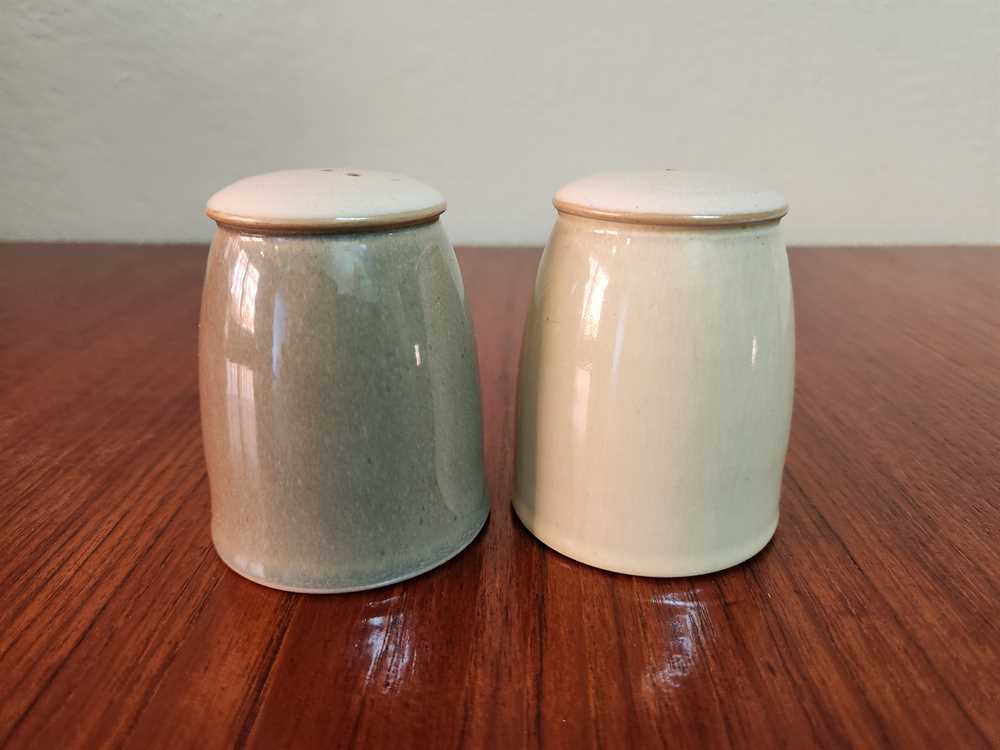 Denby Fire Salt and Pepper Set