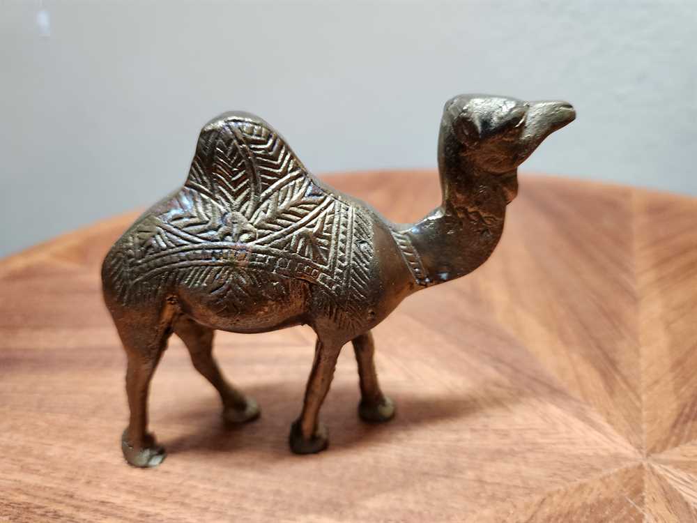 Small Brass Camel