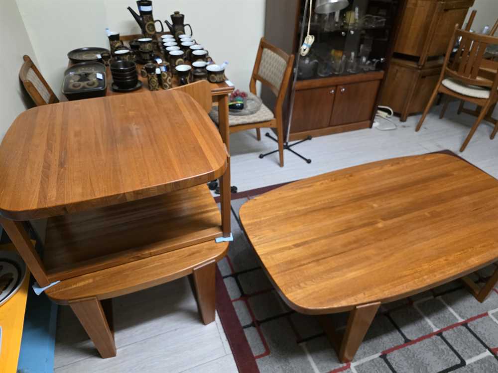 Pair of Trioh  Denmark Solid Teak End Tables